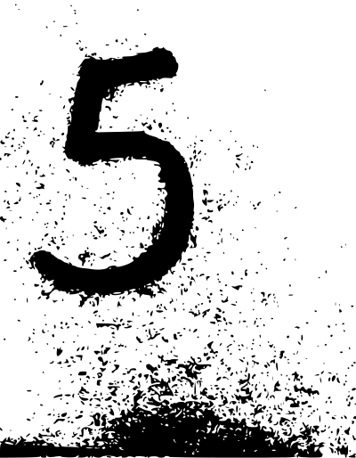 0 - 9 ! Handwritten 3 clipart