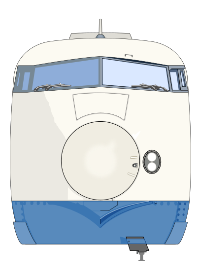 0 Series Shinkansen clipart