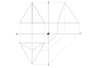 05 construction geodesic spheres recursive from tetrahedron clipart