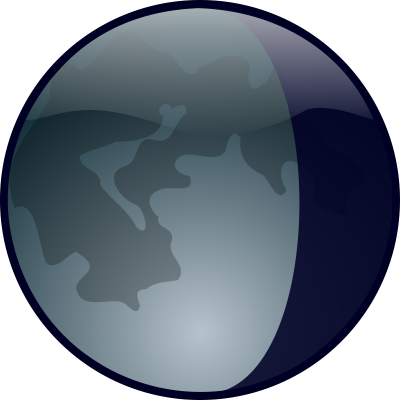 06 waninggibbous opencl 01 clipart