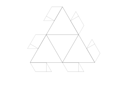 07 net geodesic sphere clipart