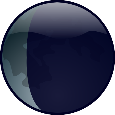 08 waningcrescent openc 01 clipart