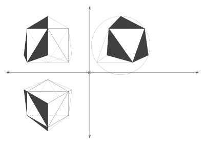 08â€¦10 from tetrahedron to geodesic dome frequncy 2 clipart