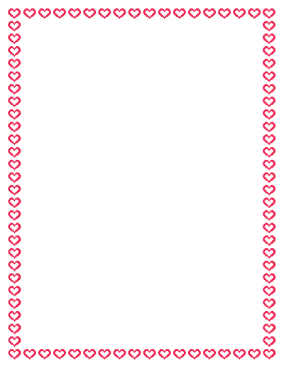 1-Bit Hearts Red clipart