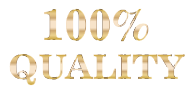 100 Percent Quality Typography Enhanced 2 No Background clipart