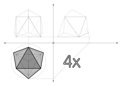 10â€¦10 from tetrahedron to geodesic dome frequncy 2 clipart