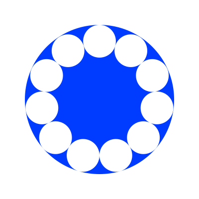 11 circles clipart