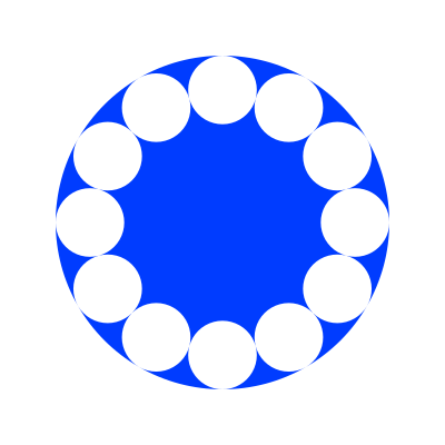 12 circles clipart