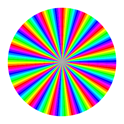 12 color 180gon clipart