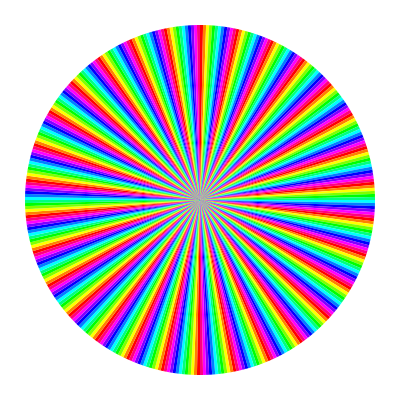 12 color 360gon clipart