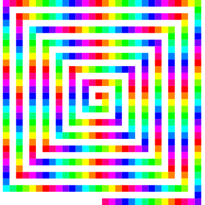 12 color 480 square spiral clipart