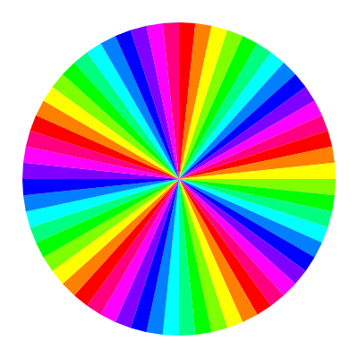 12 color 60gon clipart