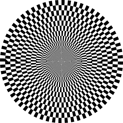 120gon chessboard tunnel clipart