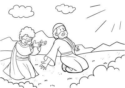 13 Numbers 20:1-13 02 clipart