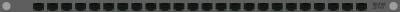 ⅓HE 24 port RJ45/8P8C ethernet mini patch clipart
