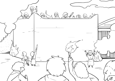 14 Numbers 21:1-9 02 clipart