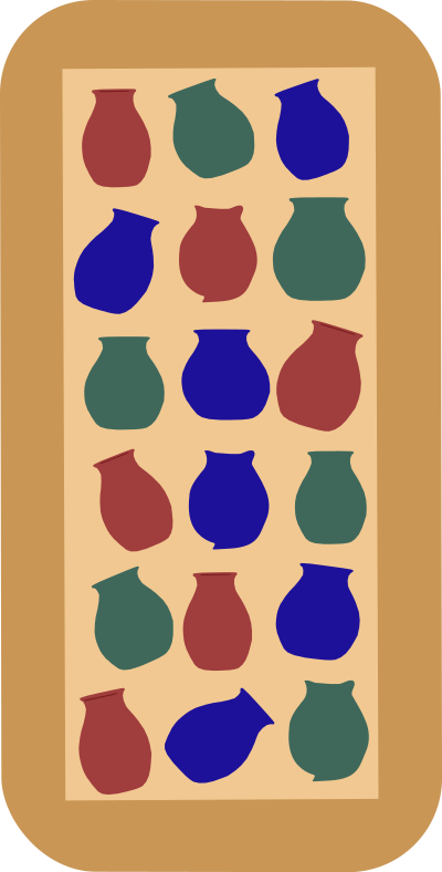 15vases and 3cats clipart