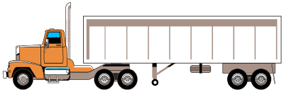 18 wheeler clipart