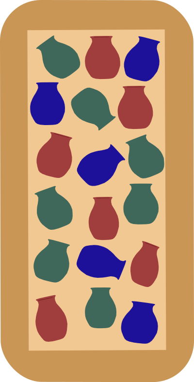 18vases clipart