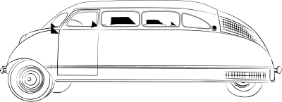 1936 Stout Scarab clipart