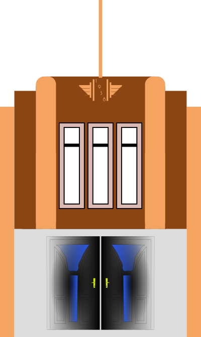 1938 House clipart