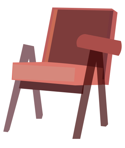 1940 armchair clipart