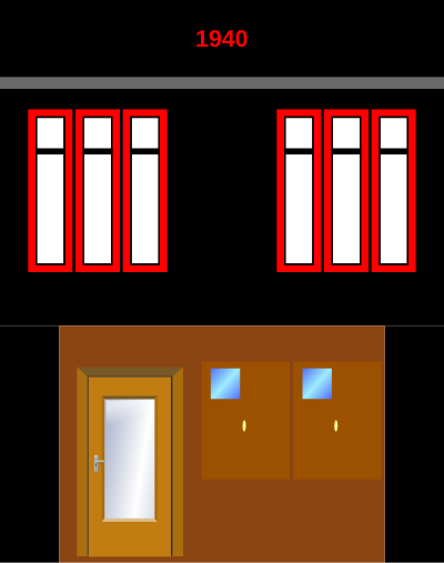 1940 Building clipart