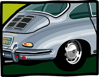 1955 Porsche clipart