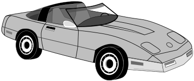 1980 corvette landau clipart