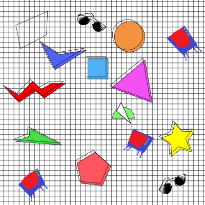1980's Pattern clipart