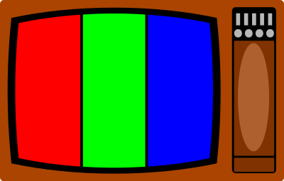 1980s television clipart