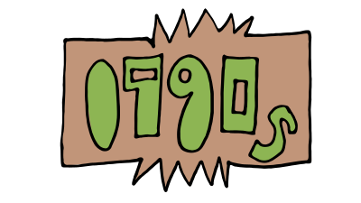 1990s Era Logo clipart