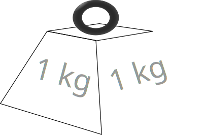 1kg weight clipart