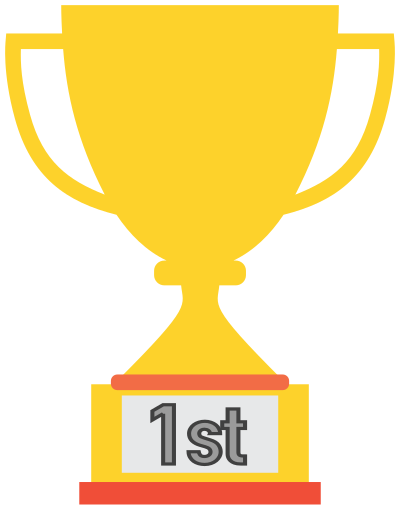 1st Place Trophy clipart