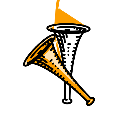 2 Horns clipart