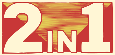 2 in 1 clipart