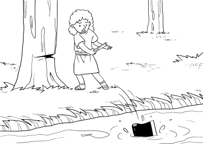 2 Kings 6:1-7 03 clipart