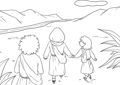 2 Kings 8:1-6 02 clipart