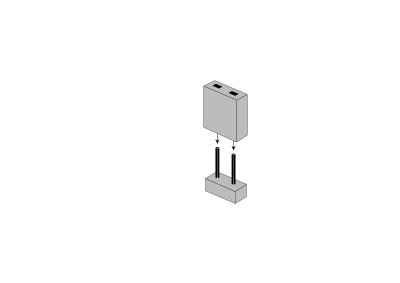 2 pin jumper clipart