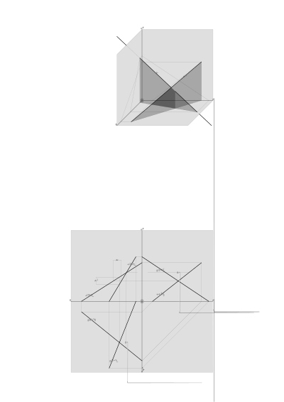 2 straight lines, -- 2 Geraden clipart