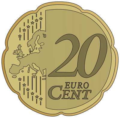 20 euro cent clipart