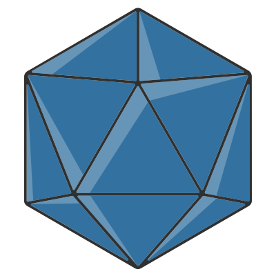 20 sided dice clipart