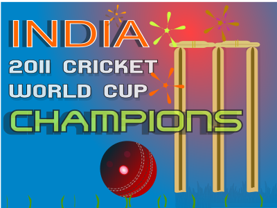 2011 cricket world cup winner clipart