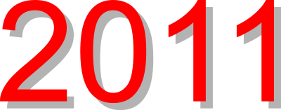 2011 red sign clipart