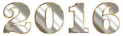 2016 Typography 5 clipart