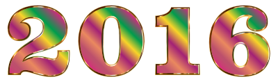 2016 Typography 9 clipart