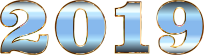 2019 year art clipart