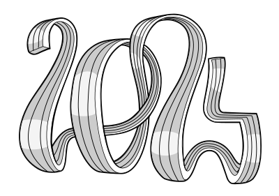 2024 - RIBBON clipart