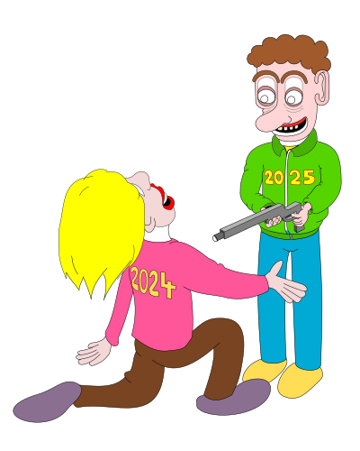 2025, a deadly year !? clipart