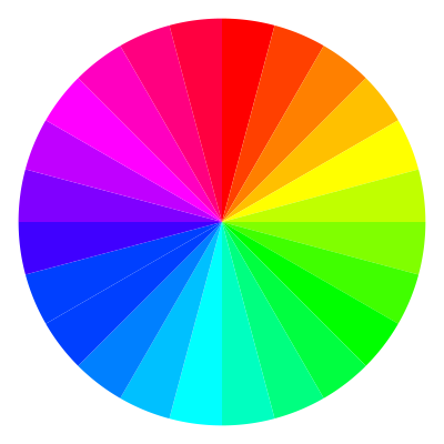 24 color beach ball clipart